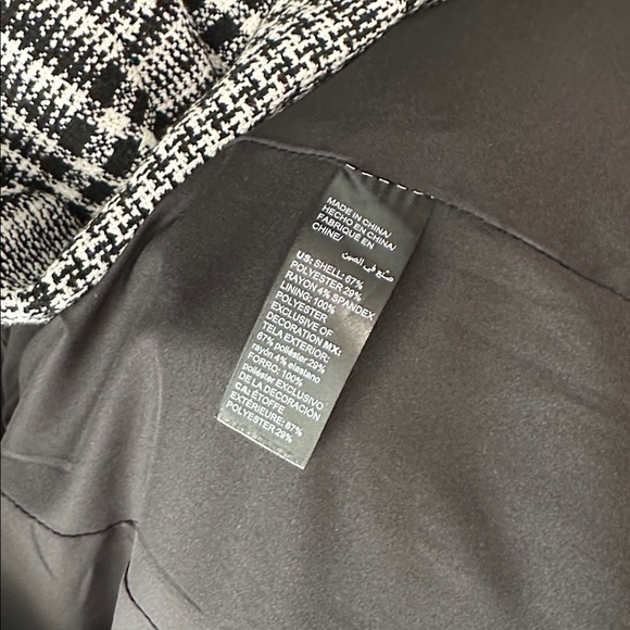 White House Black Market Checkered Blazer - Picture 4 of 4